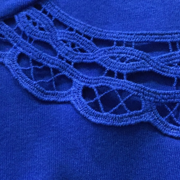 Rafaella - Royal Blue Sleeveless Pullover Top - Picture 7 of 7